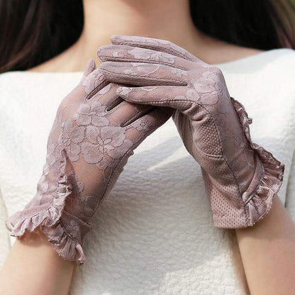 Lotus Steampunk Gloves