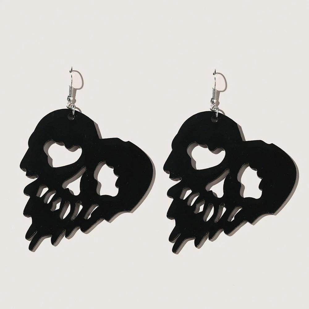 Spooky Dark Nugget Earrings