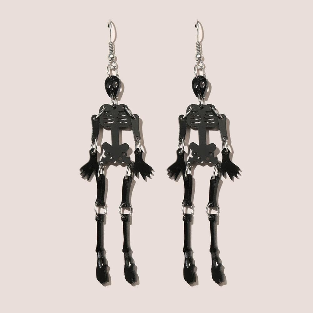 Spooky Dark Nugget Earrings