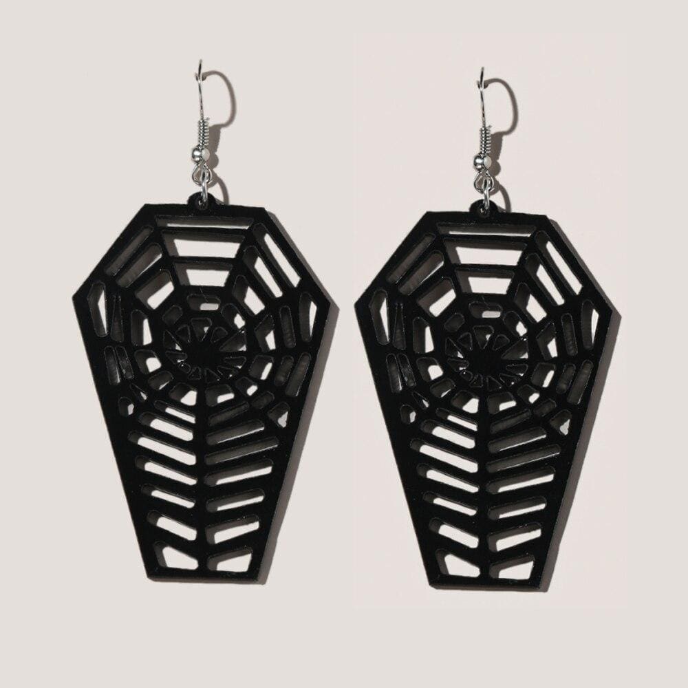 Spooky Dark Nugget Earrings