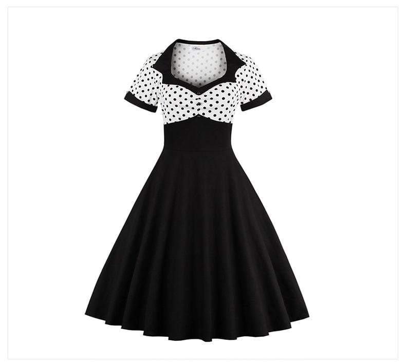Dark Romanticism 50s Style Pin Up Dress