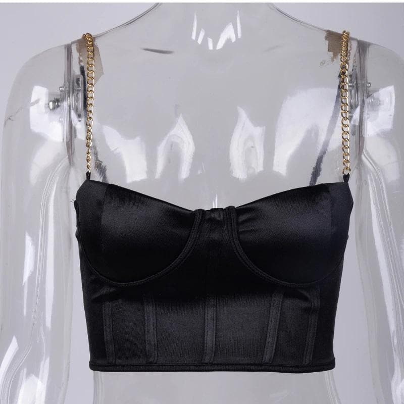 Modern Fantasy Goth Crop Top