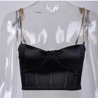 Modern Fantasy Goth Crop Top