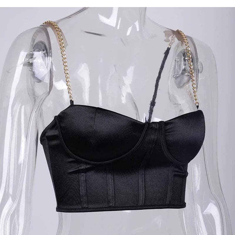 Modern Fantasy Goth Crop Top