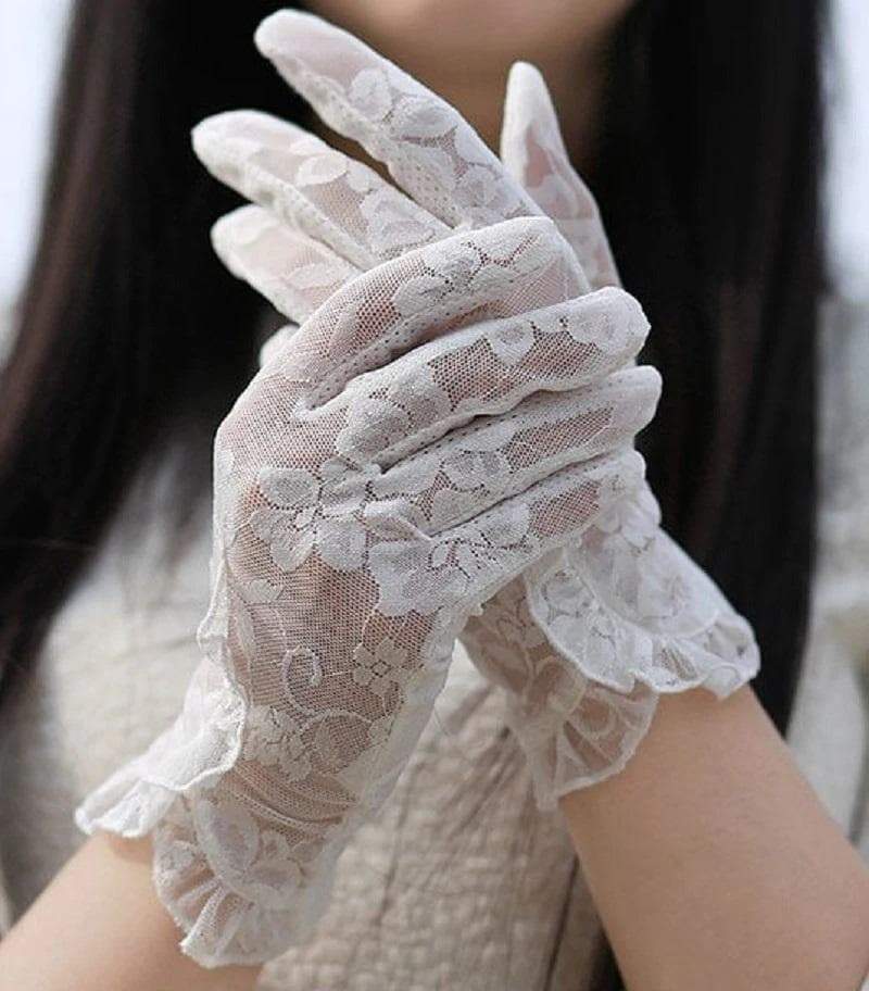Lotus Steampunk Gloves