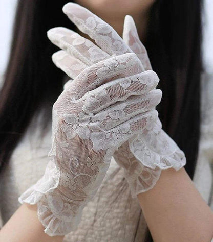 Lotus Steampunk Gloves