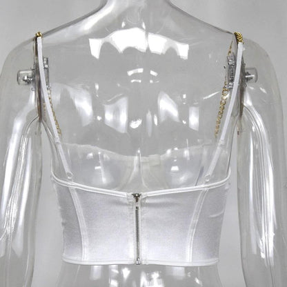 Modern Fantasy Goth Crop Top