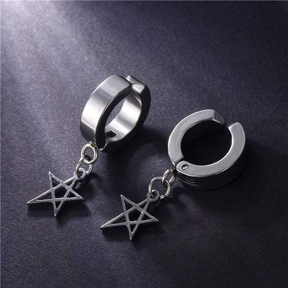 Kpop Hexagram Earrings