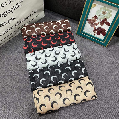 Moon Prints Silk Leggings