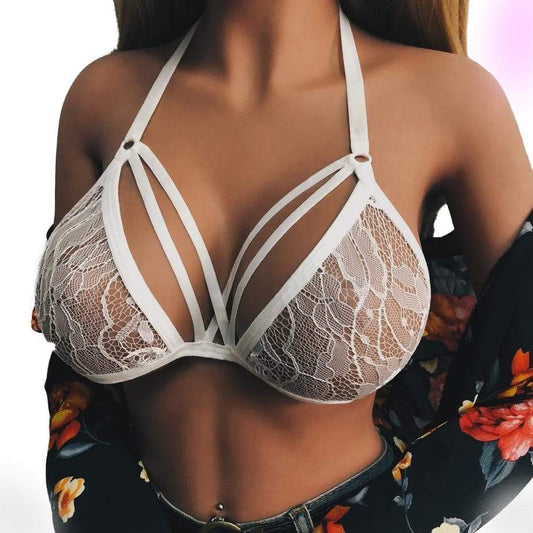 Perspective Lace Floral Bra