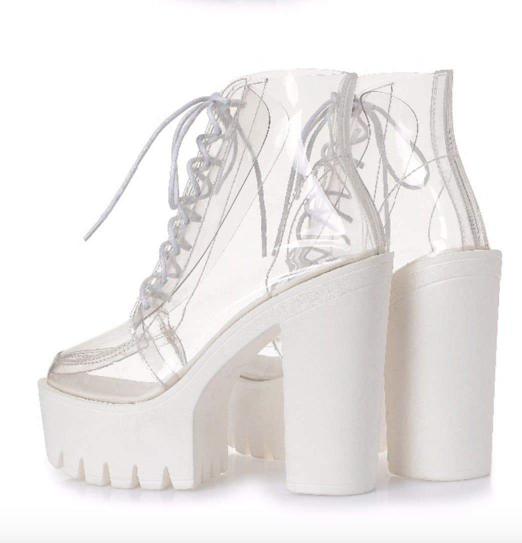 Transparent Gothic Boots
