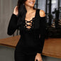 Playing Dirty Gothic Lace-up Blouse