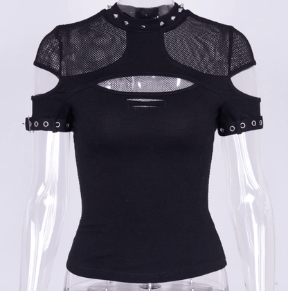Draconia Gothic Mesh T-Shirt