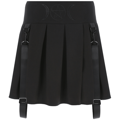 Evanora Pleated Skirt Gothic