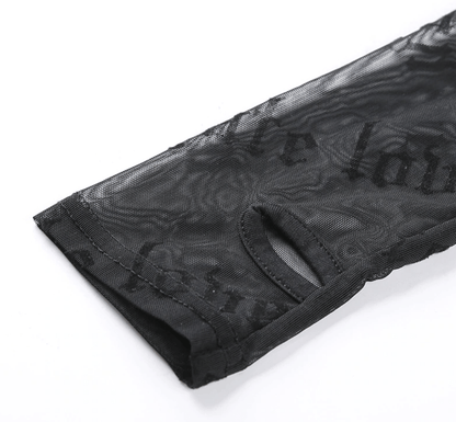 Hate-Love Mesh T-Shirt