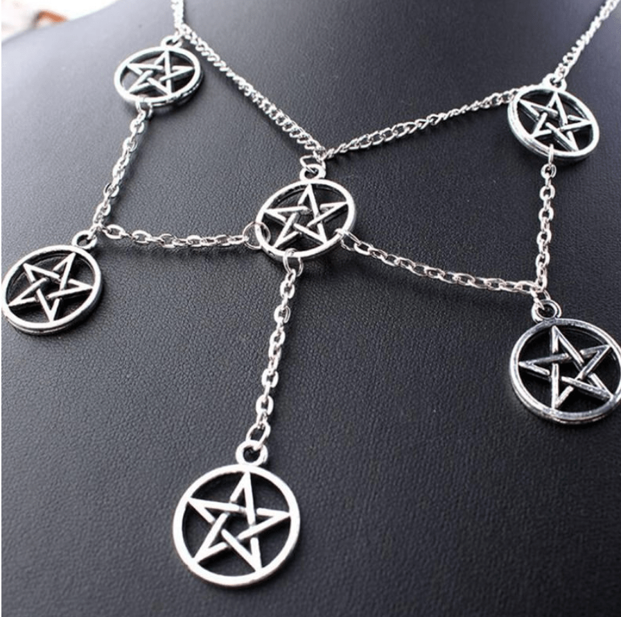 Religious Pentagram Necklace