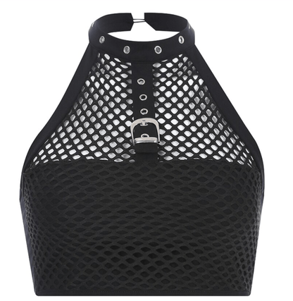 Misery Goth Crop Top