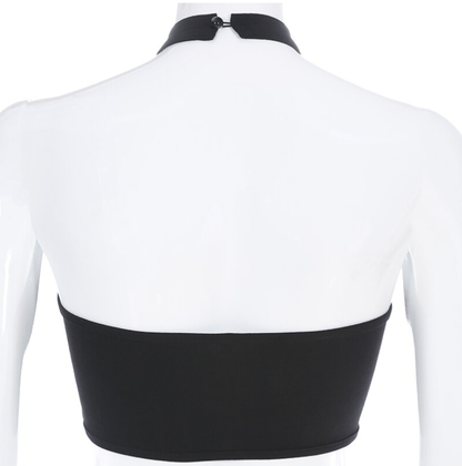 Misery Goth Crop Top