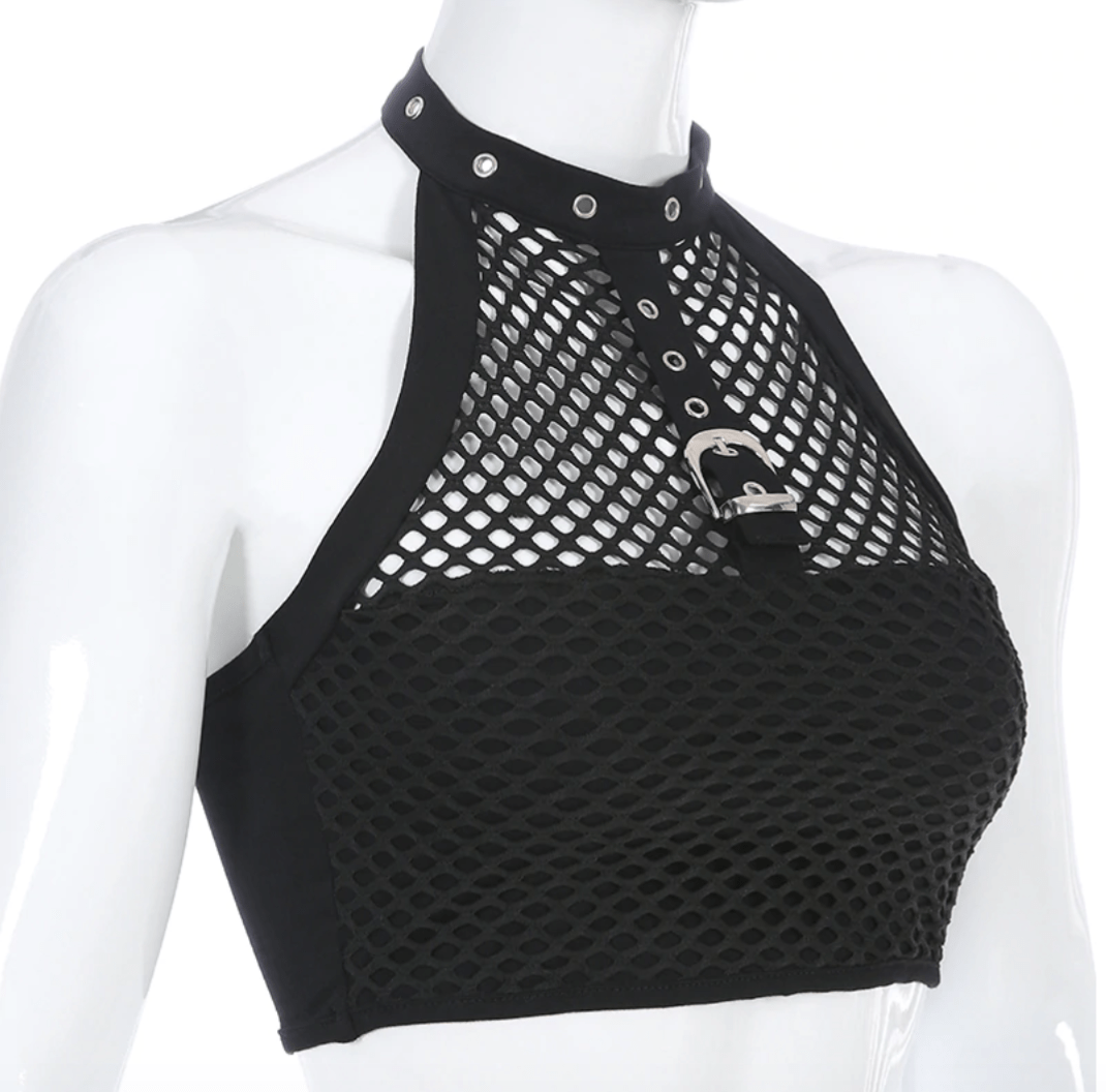 Misery Goth Crop Top