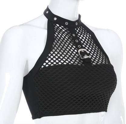 Misery Goth Crop Top
