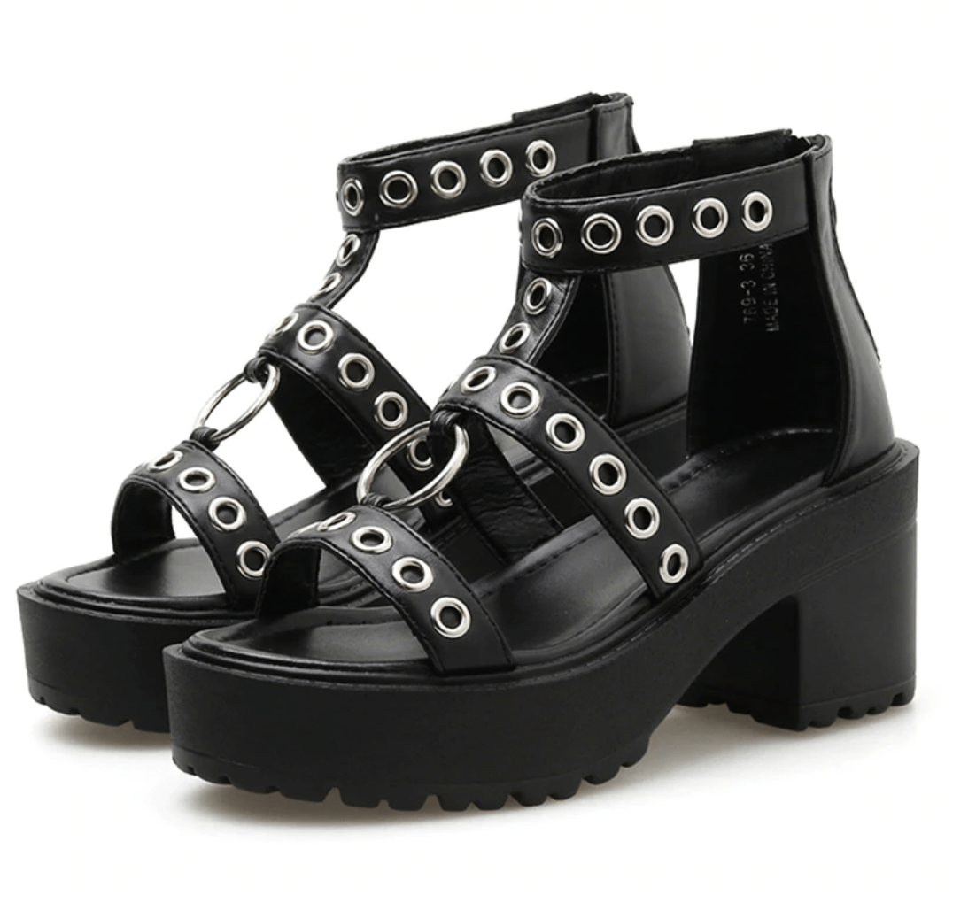 Gothic Rivet Sandals
