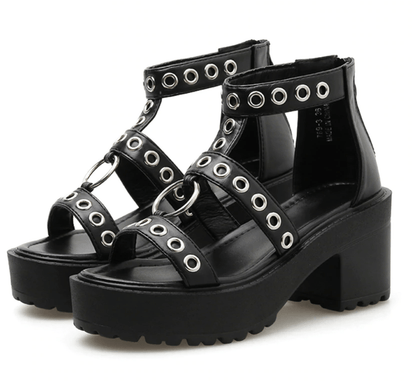 Gothic Rivet Sandals