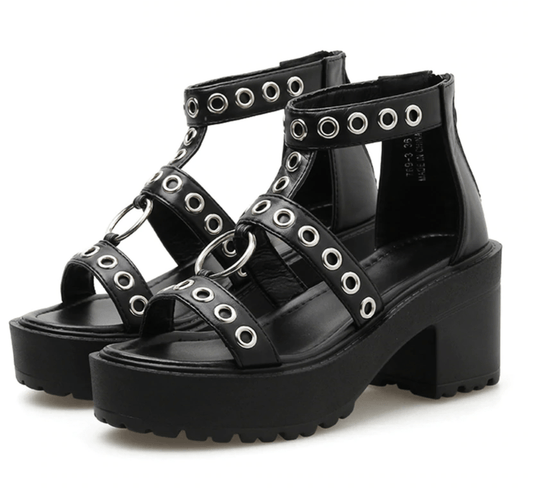 Gothic Rivet Sandals