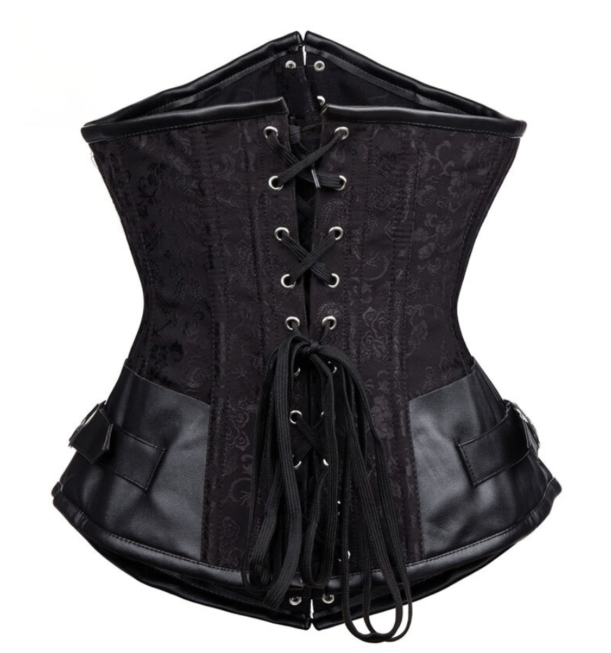 Gothic Underbust Corset Steel Bone