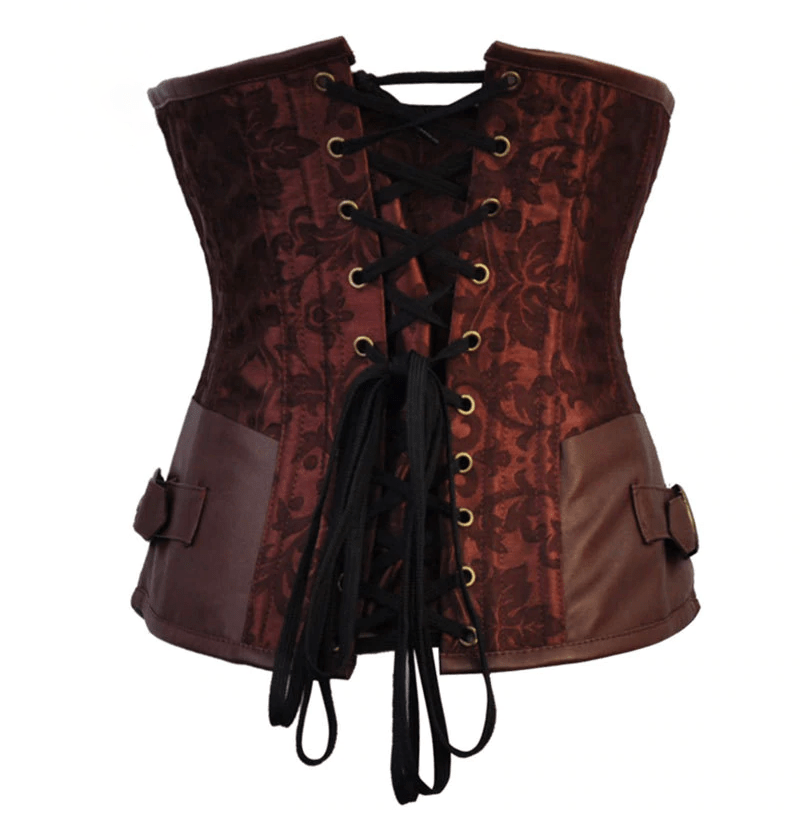 Gothic Underbust Corset Steel Bone