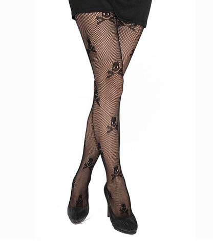 Stay Up Skull Tights
