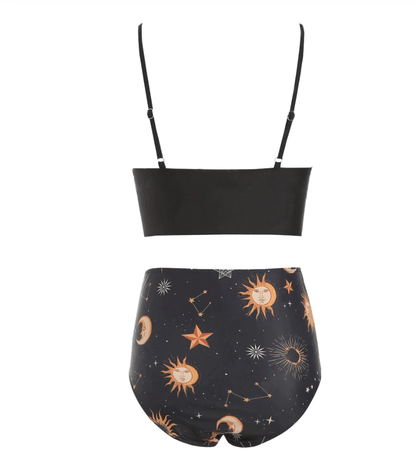 Sun & Moon Tankini Swimsuit Set
