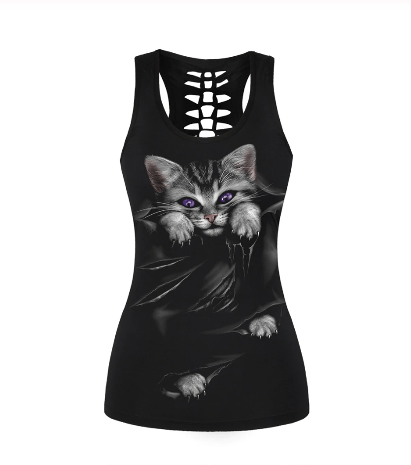Kitty Addiction Tank Top
