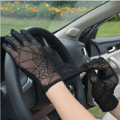 Spider Short Lace Gloves