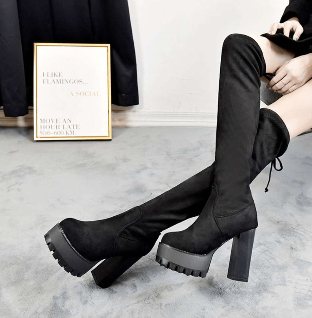 Ravana Over Knee Platform Boots