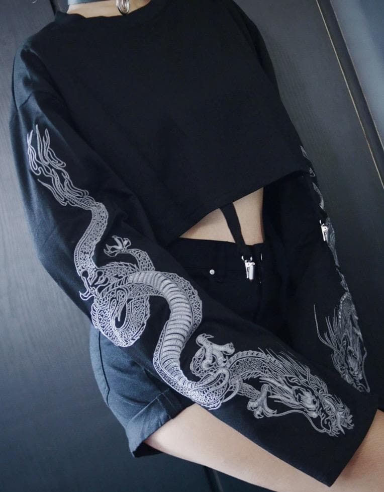 Memento Crop Sweatshirt