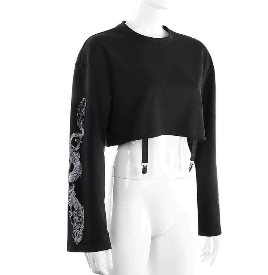 Memento Crop Sweatshirt