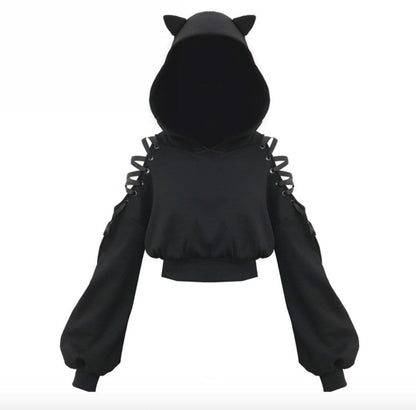 Miss Catty Cat Ear Hoodie