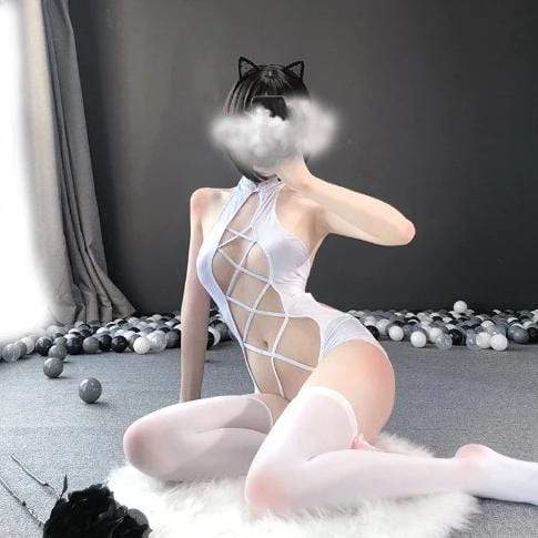 Gothic Sexy Babydoll Bodysuit