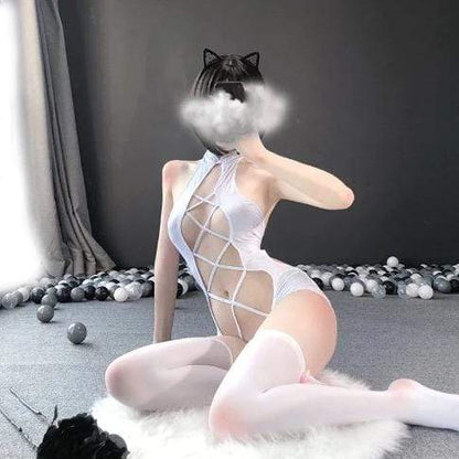 Gothic Sexy Babydoll Bodysuit