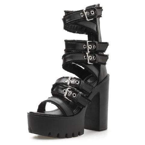 Slick Platform Sandals