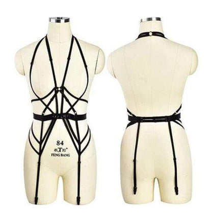 Goth Rave Body Harness Selection