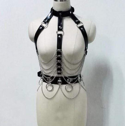 Hot Mess Body Chain Harness & Belt Set