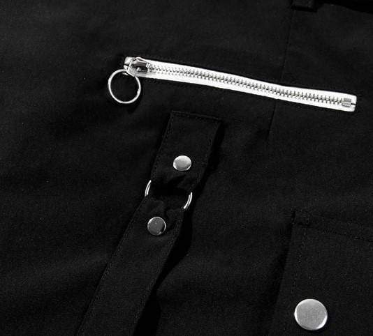 Gothic Grunge Zipper Skirt