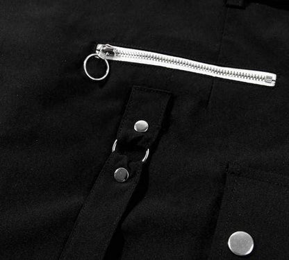 Gothic Grunge Zipper Skirt