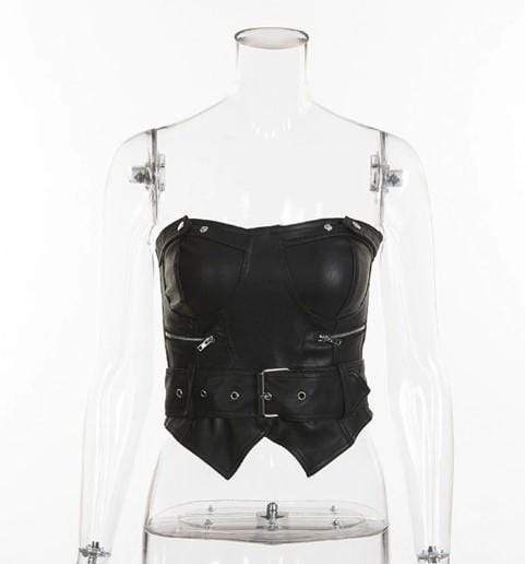 Ebony Gothic Crop Top