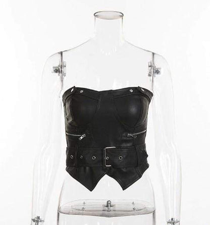 Ebony Gothic Crop Top