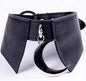 Gothic Moon Black Leather Choker