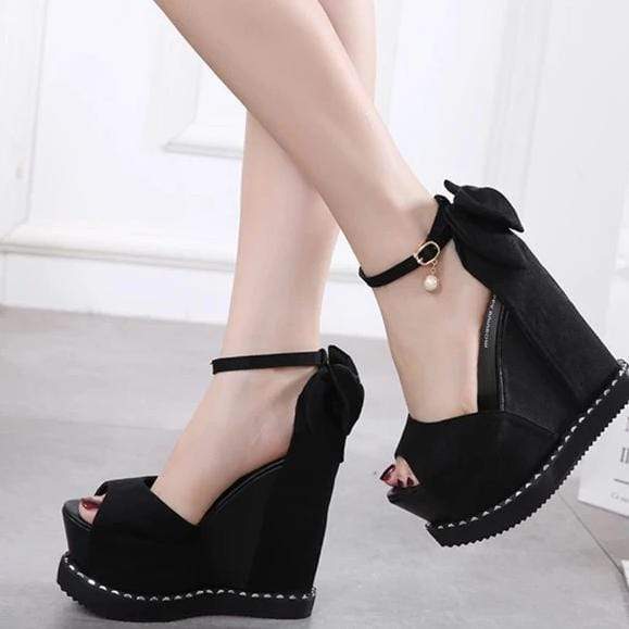 Glam Packed Wedge Sandals