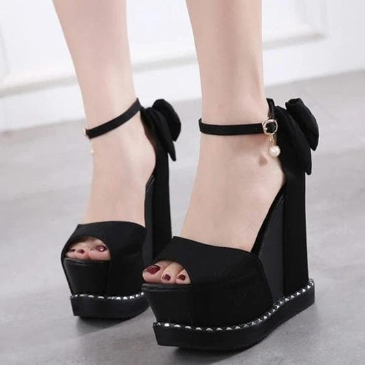 Glam Packed Wedge Sandals
