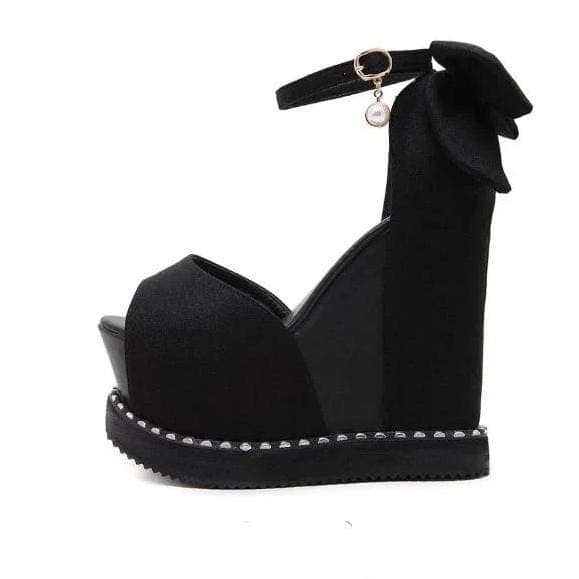 Glam Packed Wedge Sandals